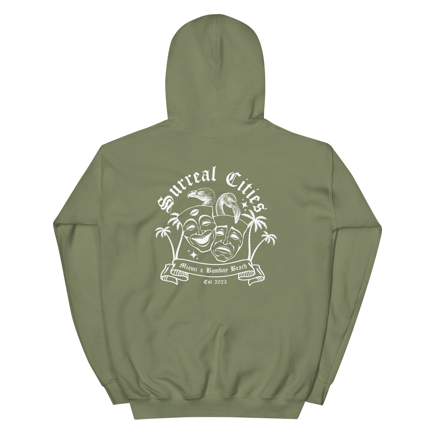Miami x Bombay Beach "Surreal Cities" Logo Unisex Hoodie